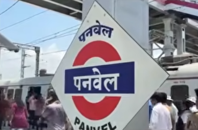 NAVI MUMBAI | पनवेल–कर्जत रेल्वे मार्ग अंतिम टप्प्यात; खासदार श्रीरंग आप्पा बारणे यांनी केली पाहणी