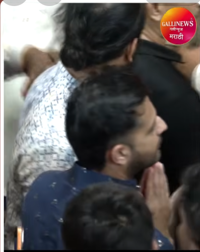 लालबागच्या राजाच्या चरणी वत्सल-इशिता!